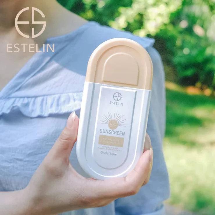 Estelin Sunscreen All-In-One Multi-Defense Tinted SPF 100 PA+++ 100G ...