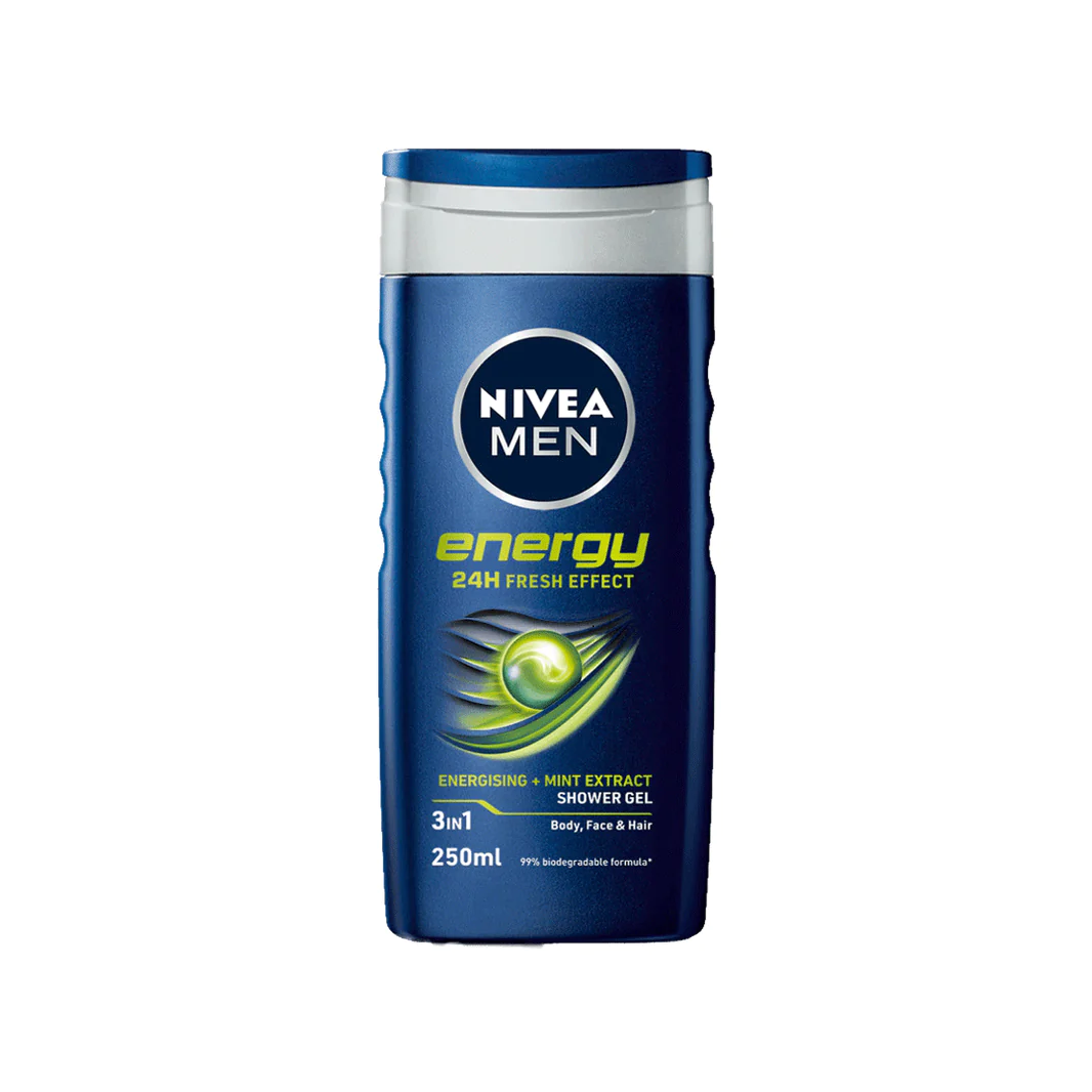Nivea Men 3 IN 1 Energy Shower Gel 250ml