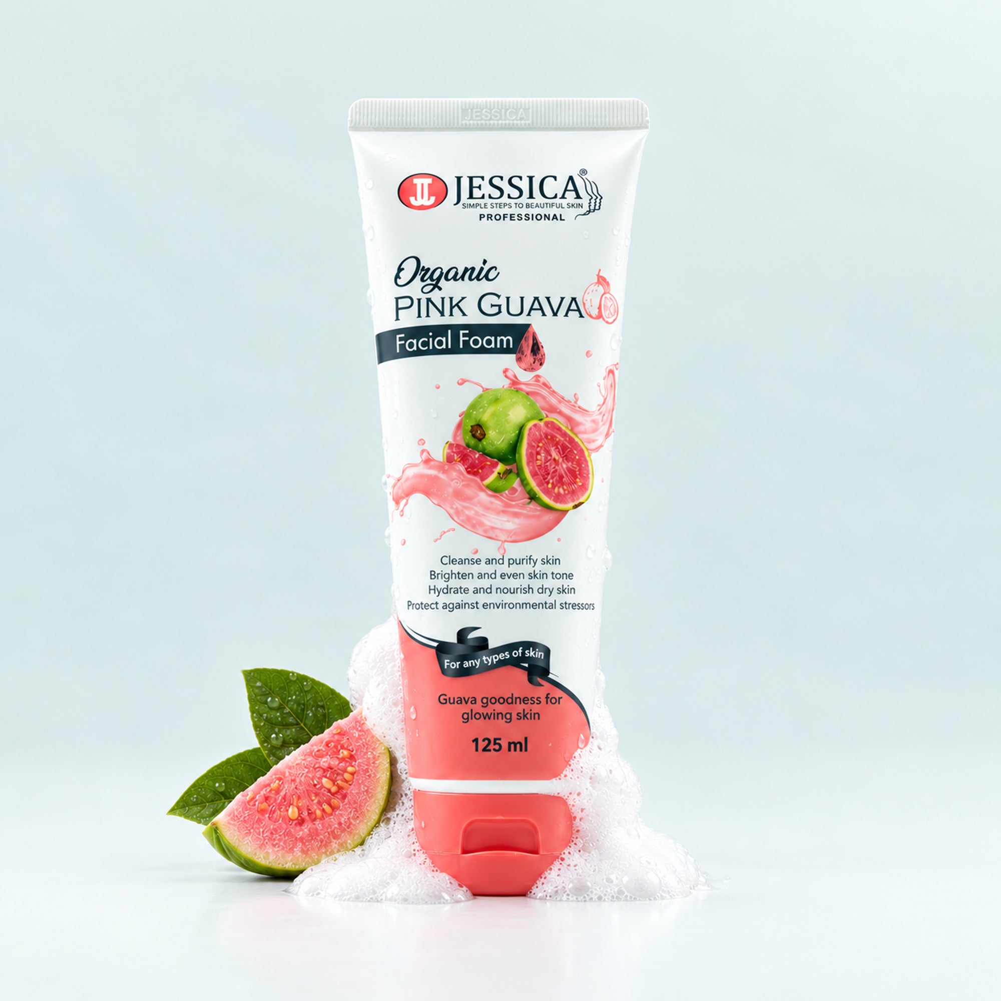 Jessica Pink Guava Facial Foam