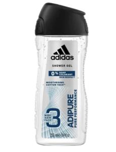 Adidas Shower Gel 3In1 Moisturising Cotton Tech 8.4Oz/250Ml