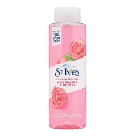 St. Ives Rose Water & Aloe Vera Body Wash 450ml