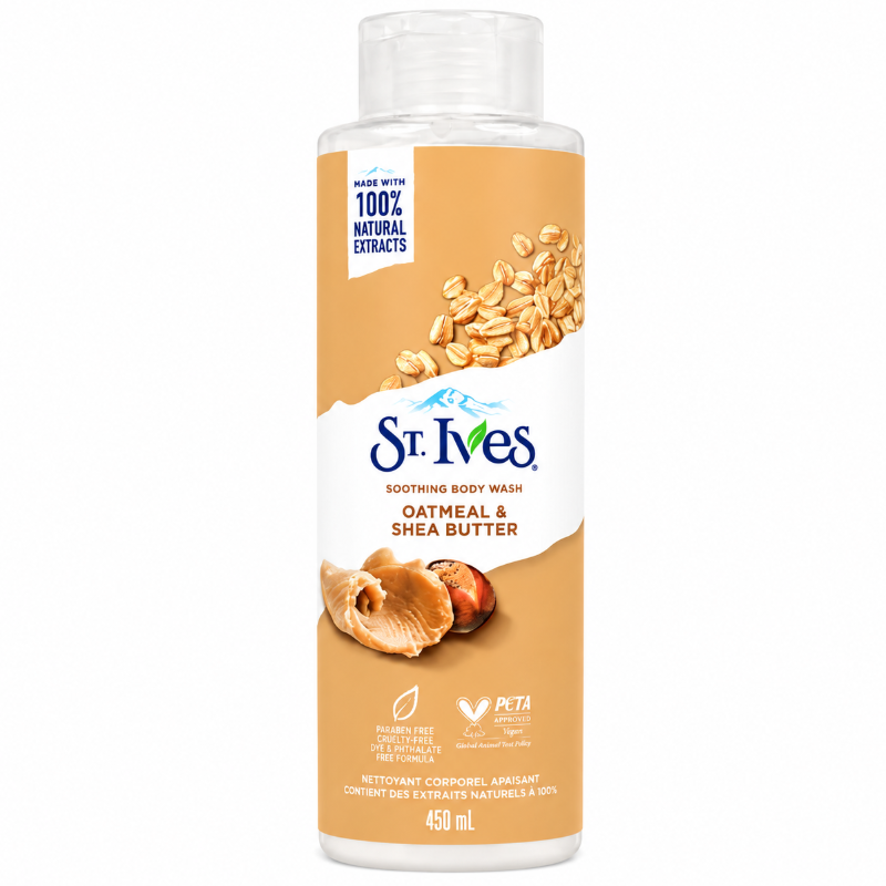 St. Ives Soothing Oatmeal & Shea Butter Body Wash 450ml