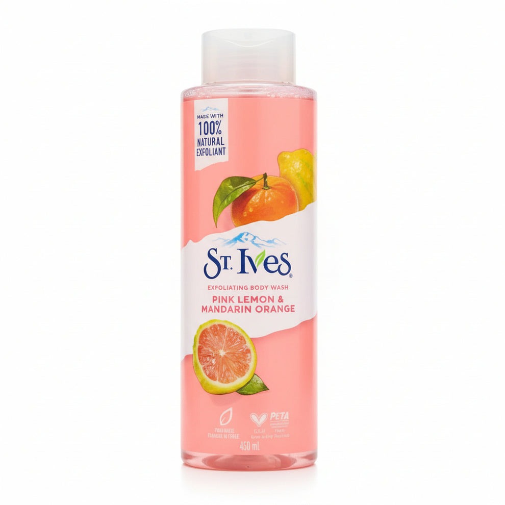 St. Ives Pink Lemon & Mandarin Orange Body Wash 450ml