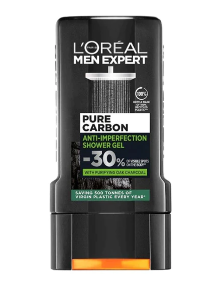 L'Oreal Men Expert Shower Gel Pure Carbon Anti-Imperfection 300Ml