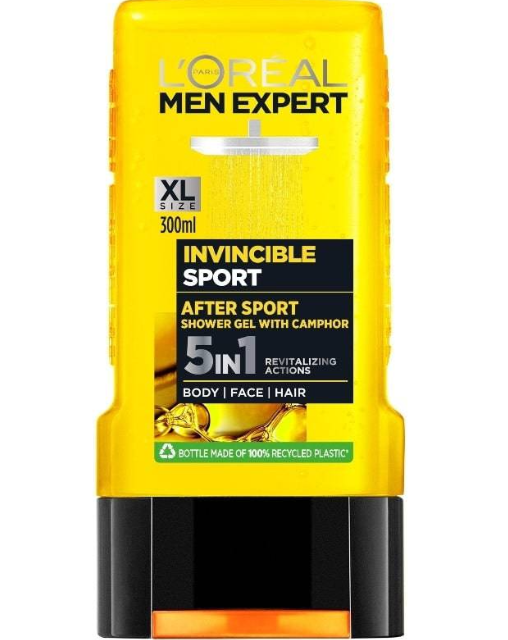 L'Oreal Men Expert Invincible Sport Shower Gel 300ml