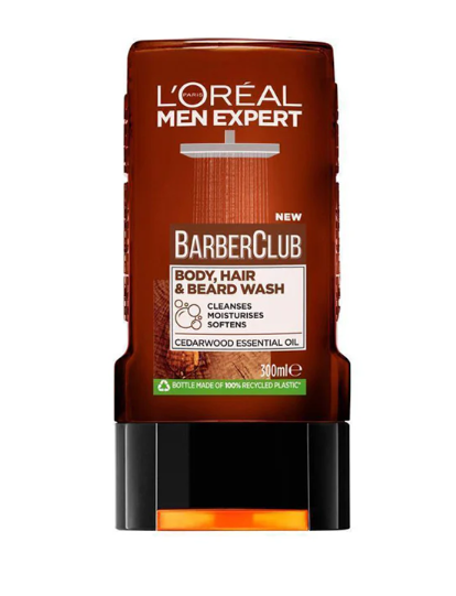 L'Oreal Men Expert Shower Gel Barberclub Cedarwood 300Ml