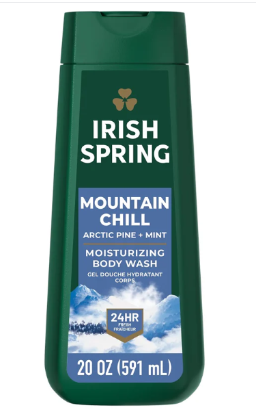 Irish Spring Body Wash Mountain Chill 20Oz/591Ml