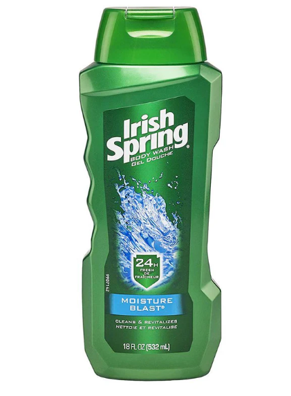 Irish Spring Body Wash Moisture Blast 18Oz/532Ml
