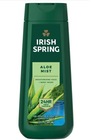 Irish Spring Body Wash Aloe Mist 20Oz/591Ml