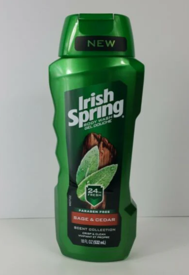 Irish Spring Body Wash - Sage & Cedar - Paraben Free 532 Ml