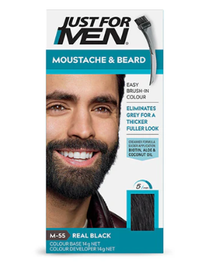 Just For Men Mustache & Beard Color Real Black Color Real