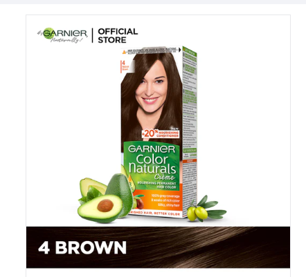 Garnier - Color Naturals Hair Colors - 4 Natural Brown