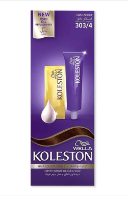 Wella Koleston - Hair Colour Cream 303/4 Dark Chestnut