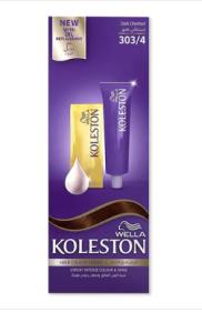 Wella Koleston Hair Colour Cream 303/4 Dark Chestnut Colour Cream