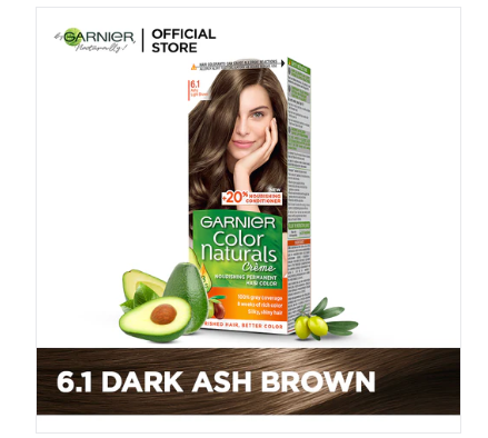Garnier - Color Naturals Hair Colors - 6.1 Ashy Light Brown