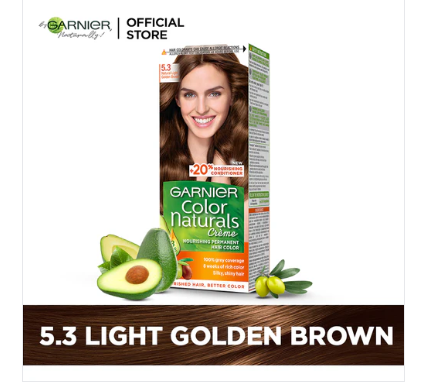 Garnier - Color Naturals Hair Colors - 5.3 Natural Light Golden Brown