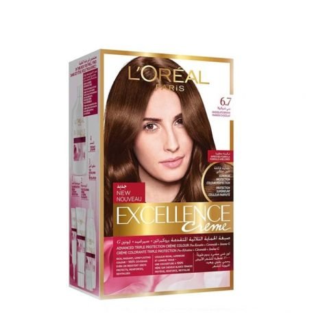 L'Oreal Paris Excellence Creme Hair Colour #6.7 Chocolate Brown