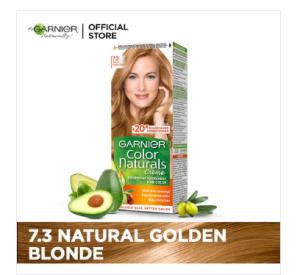 Garnier - Color Naturals Hair Colors - 7.3 Natural Golden Blonde