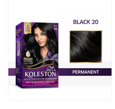Wella Koleston - Hair Color Cream Black 2/0