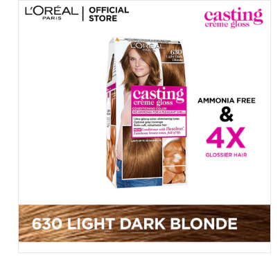 L'Oreal Casting Creme Gloss Hair Color 630 Light Dark Blonde