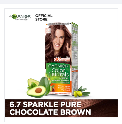 Garnier - Color Naturals Hair Colors - 6.7 Pure Chocolate Brown