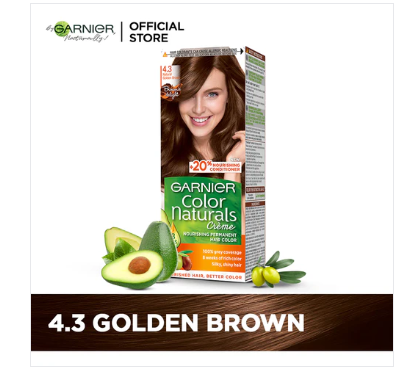 Garnier - Color Naturals Hair Colors - 4.3 Golden Brown