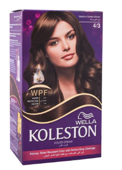 Wella Koleston - Kit 4 3 Medium Golden Brown