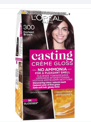 L'Oreal Paris Casting Creme Gloss - 300 Dark Brown Hair Color