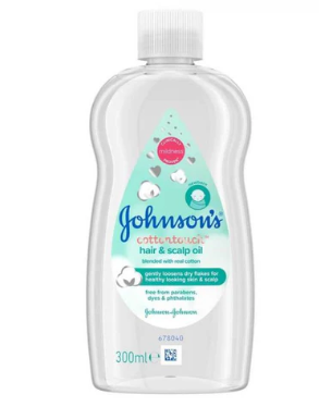 Johnsons Cotton Touch Hair & Scalp Oil 300Ml