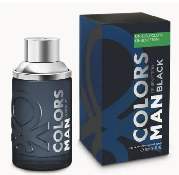 Benetton Colors Black Men Edt 100ml
