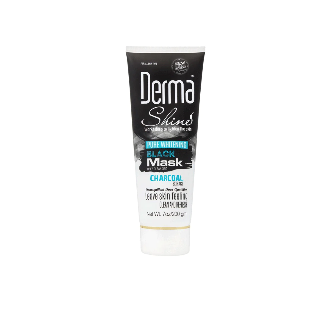 Derma Shine Pure Brightening Black Mask 200g