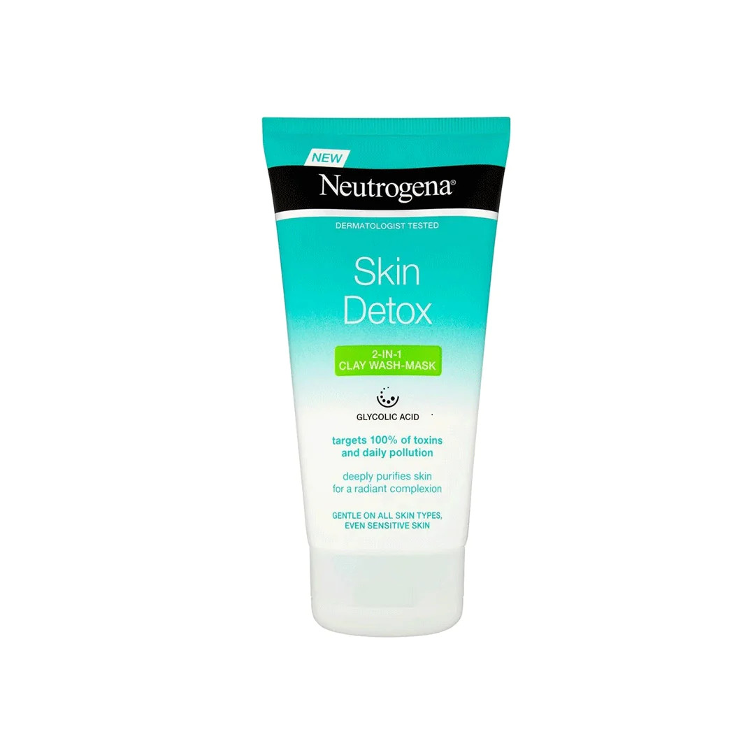 Neutrogena Daily Skin Detox Clay Mask Wash 150ml