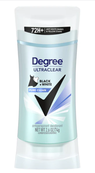 Degree Deodorant Stick Black+White 2.60Z