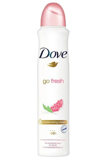 Dove  Body Spray Go Fresh Pomegranate 250ml