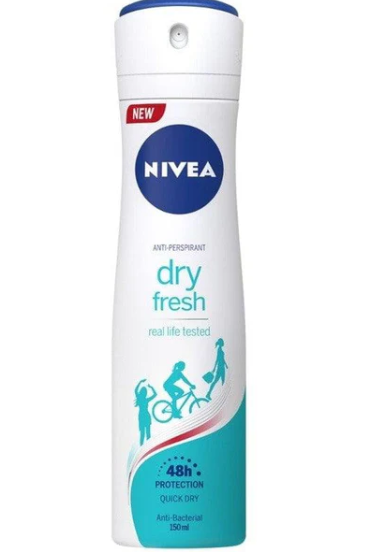 Nivea Deodorant Spray Dry Fresh Real Life Tested 150Ml