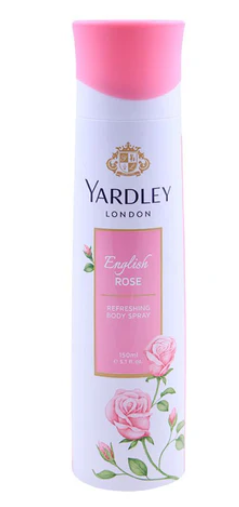 Yardley Deodorant Spray Women English Rose 150Ml