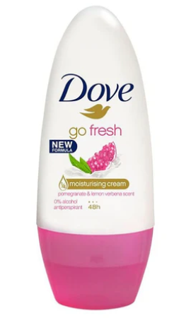 Hemani Dove Go Fresh Roll On Lemon Verbena Scent 50ml