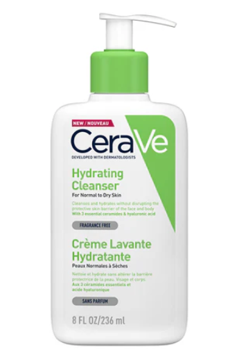 Cerave Hydrating Cleanser Normal To Dry Skin 8Oz/236Ml