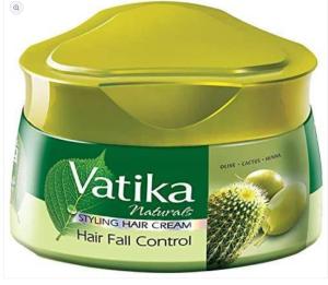 Vatika Styling Hair Cream Hair Fall Control Cactus, Ghergir & Olive 140Ml