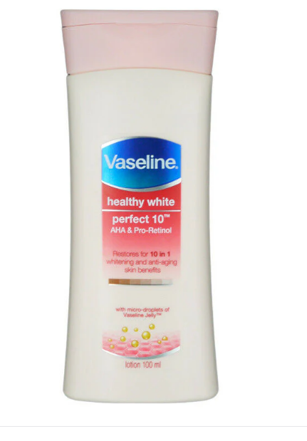 Vaseline Healthy Bright Perfect 10 AHA & Pro-Retinol Body Lotion 100ml