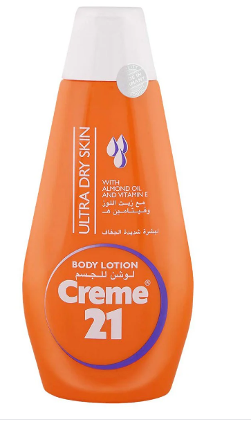 Creme 21 Body Lotion Ultra Dry Skin With Almond Oil And Vitamin E 250ml