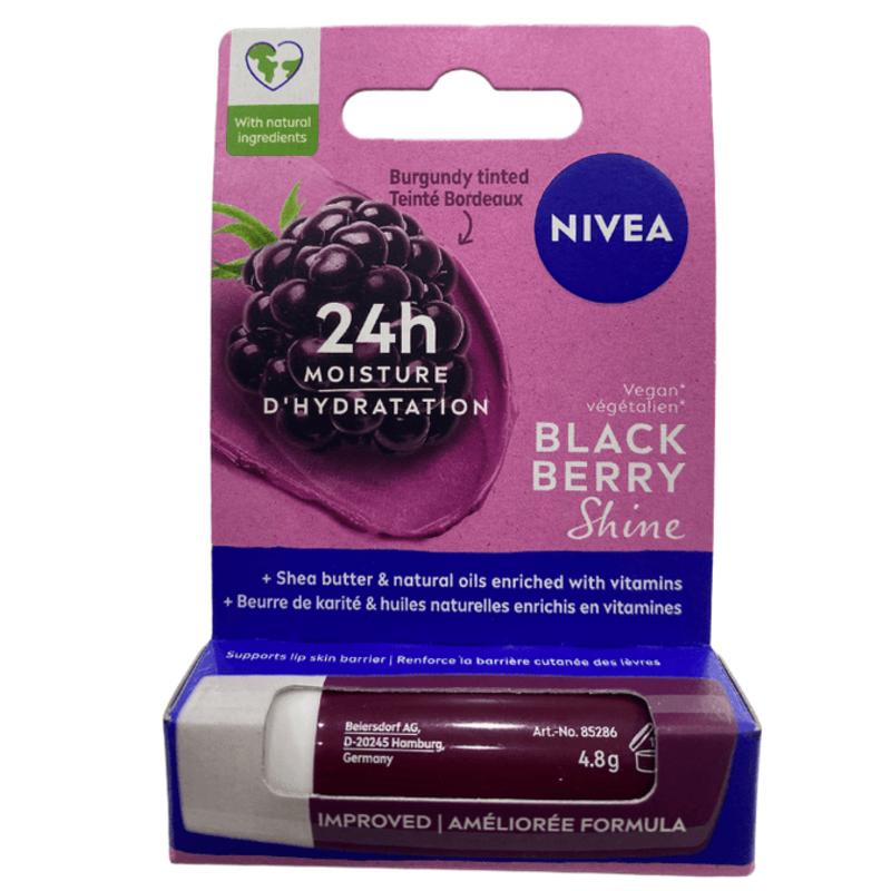Nivea Blackberry Shine Lip Balm 4.8G