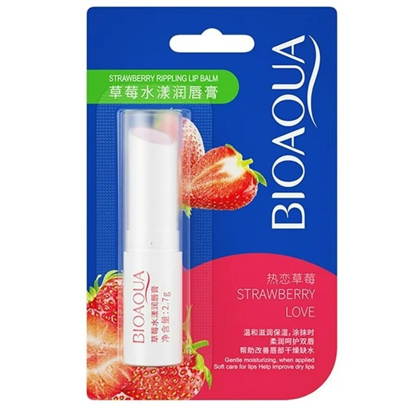 Bio Aqua Moisturizing Strawberry Love Lip Balm