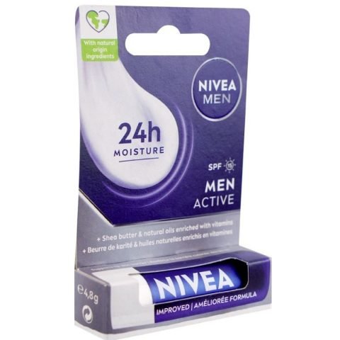 Nivea Men Active Care Lip Balm SPF15 4.8G