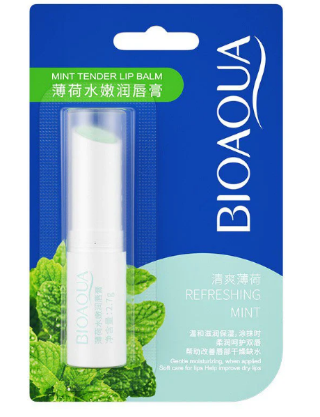 Bio Aqua Lip Balm Moisturizing Mint Tender