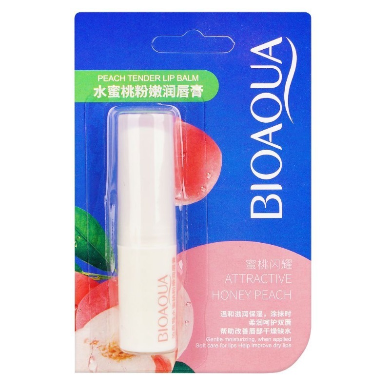 Bio Aqua Moisturizing Attractive Honey Peach Lip Balm