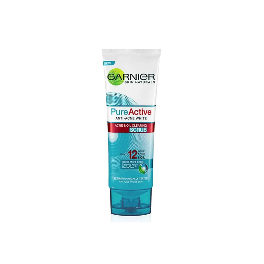 Garnier Pure Active Anti-Acne White Scrub 100ml
