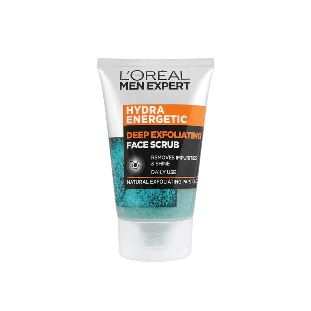 L'oréal Men Hydra Energetic Deep Exfoliating Scrub 100ml