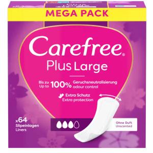 Carefree Plus Large Extra Protection 64 Slipeinlagen Liners