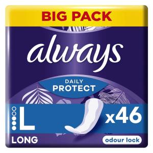 Always Daily Protect Long Odour Lock Pads 46s